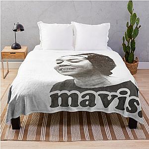 Mavis Staples Civil Rights Icon Throw Blanket