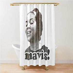 Mavis Staples Civil Rights Icon Shower Curtain