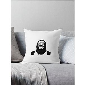 maxo kream black Throw Pillow