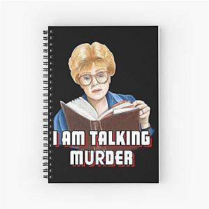 Talking murder jessica murder fletcher images art Spiral Notebook