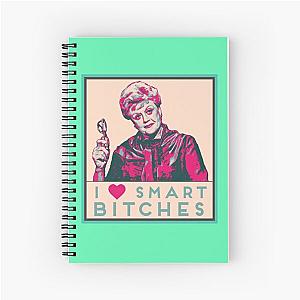 I heart smart b****es like JB Fletcher  Spiral Notebook