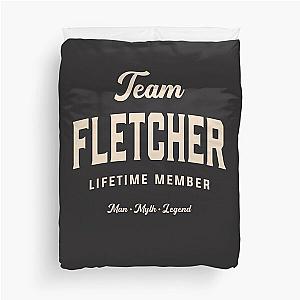 Team Fletcher Lifetime Member Funny Personalized Name Fletcher Duvet Cover