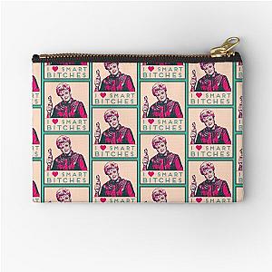 I heart smart b****es like JB Fletcher  Zipper Pouch