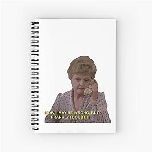 Jessica Fletcher Sticker  Spiral Notebook