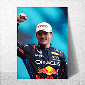 Track Mastermind Max Verstappen Posters