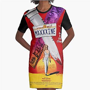 Maxxxine Movie Graphic T-Shirt Dress