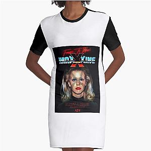 Pearl X Maxxxine 2024 Mia goth film horror movie  Graphic T-Shirt Dress