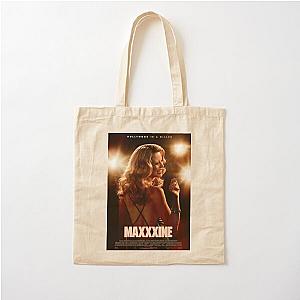 Maxxxine movie poster Mia Goth A24 Cotton Tote Bag