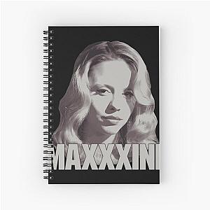 maxxxine (mia goth), dithered Spiral Notebook