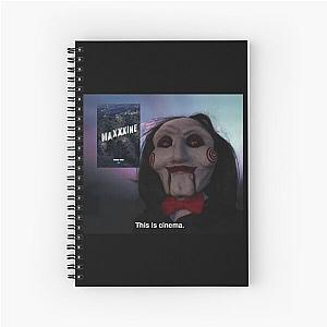 billy "this is cinema": maxxxine movie Spiral Notebook