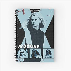 Pearl X Maxxxine 2024 Mia goth film horror movie  Spiral Notebook