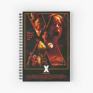 Pearl X Maxxxine 2024 Mia goth film horror movie  Spiral Notebook