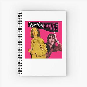 Mens Funny Dustin Henderson Maya Hawke Gifts Movie Fans Spiral Notebook