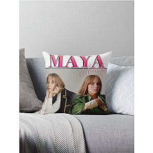 Maya Hawke Retro Vintage T-Shirt Sticker Design Stranger Things Throw Pillow