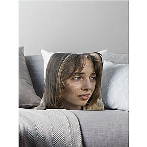 Maya Hawke Sticker Throw Pillow