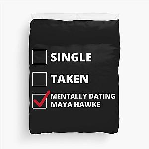 Mentally Dating Maya Hawke Duvet Cover