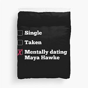 Mentally Dating Maya Hawke Duvet Cover