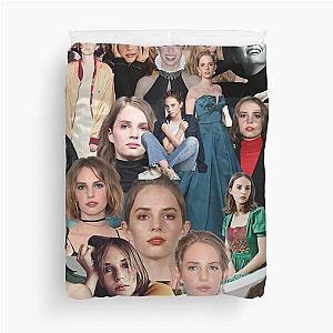 Maya Hawke Abstract Collage Art Duvet Cover