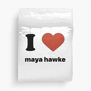 Maya Hawke Poster - I heart Maya Hawke Duvet Cover