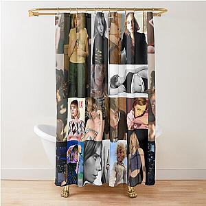 Maya Hawke Square Collage Art Shower Curtain