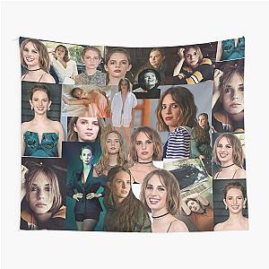 Maya Hawke Abstract Collage Tapestry