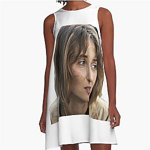 Maya Hawke Sticker A-Line Dress