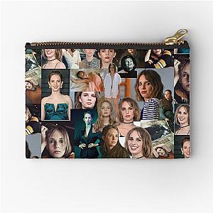 Maya Hawke Abstract Collage Zipper Pouch