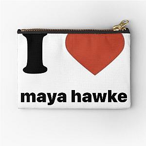 Maya Hawke Poster - I heart Maya Hawke Zipper Pouch