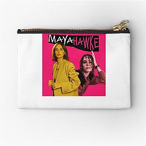 Mens Funny Dustin Henderson Maya Hawke Gifts Movie Fans Zipper Pouch