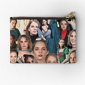 Maya Hawke Abstract Collage Art Zipper Pouch