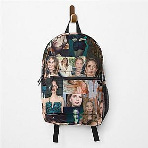 Maya Hawke Abstract Collage Backpack