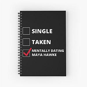 Mentally Dating Maya Hawke Spiral Notebook