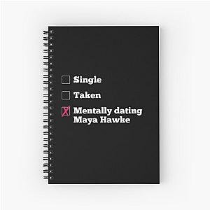 Mentally Dating Maya Hawke Spiral Notebook