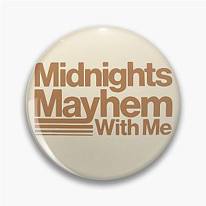 Midnights Mayhem with Me Taylor Swift TikTok Retro Typography Pin