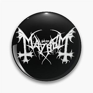 Mayhem Black Metal Logo Pin