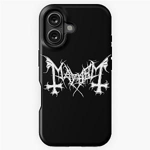 Mayhem - Norway Band - Original Logo - Fanart  iPhone Tough Case