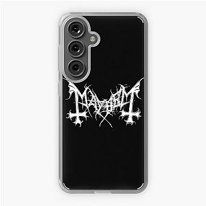 Mayhem - Norway Band - Original Logo - Fanart  Samsung Galaxy Soft Case