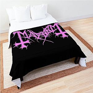 Mayhem - Norway Band - Original Logo - Fanart - Pink Edition Comforter