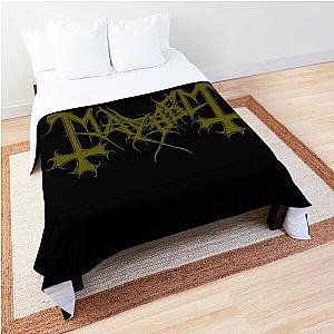 Mayhem - Norway Band - Original Logo - Fanart - Gold Edition Comforter