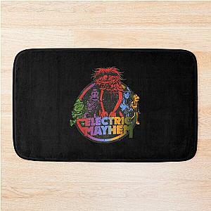 Electric mayhem Retro  Bath Mat