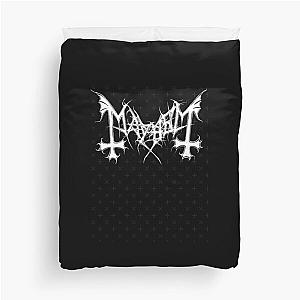 Mayhem Norway Band Original Logo Fanart  Duvet Cover