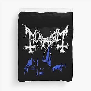 Mayhem - Norway Band - Original Logo - Fanart - De Mysteriis Dom Sathanas  Duvet Cover