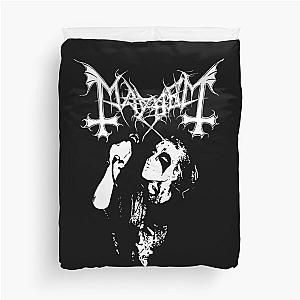 Mayhem - Norway Band - Original Logo - Fanart In Memory of Per Yngve Ohlin - Dead Duvet Cover