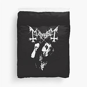 Mayhem Norway Band Original Logo Fanart In Memory of Per Yngve Ohlin Dead Duvet Cover