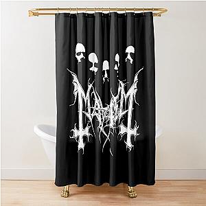 Mayhem - Norway Band - Original Logo - Fanart  Shower Curtain