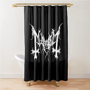 Mayhem - Norway Band - Original Logo - Fanart  Shower Curtain