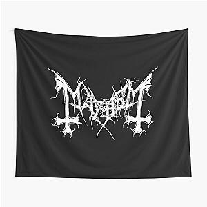 Mayhem - Norway Band - Original Logo - Fanart  Tapestry