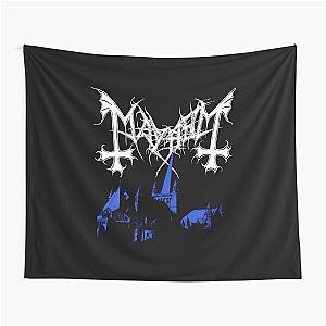 Mayhem - Norway Band - Original Logo - Fanart - De Mysteriis Dom Sathanas  Tapestry