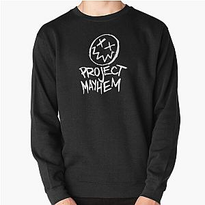 Project Mayhem, white, fight club, Tyler Durden Pullover Sweatshirt