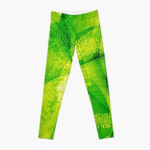 Digital Mayhem - Green Leggings